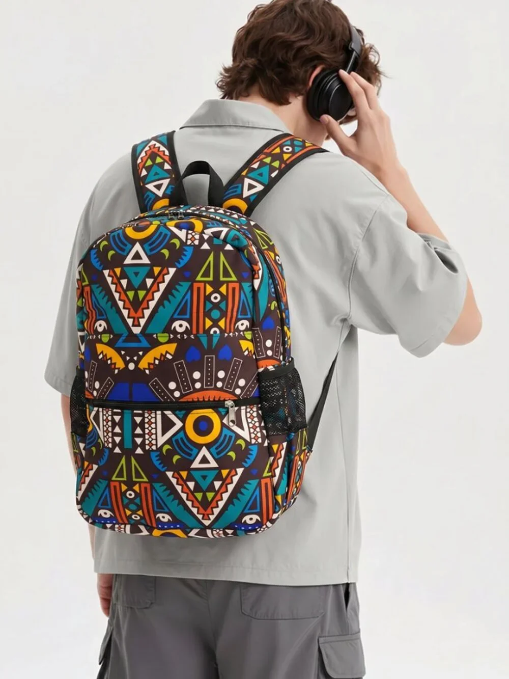 African Ankara Style Backpacks